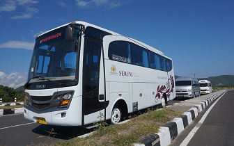 rental bus pariwisata Lombok